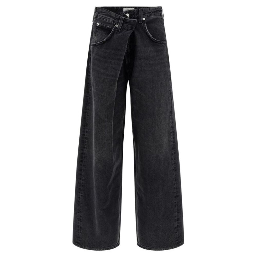 Agolde Black Cotton Jeans Women's Denim